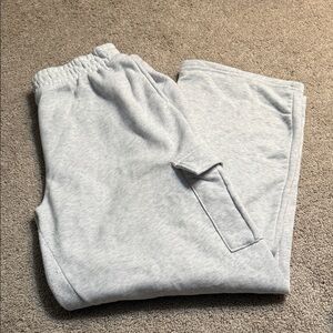Women’s Gray cargo Sweatpants